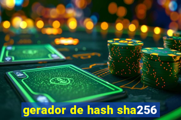 gerador de hash sha256